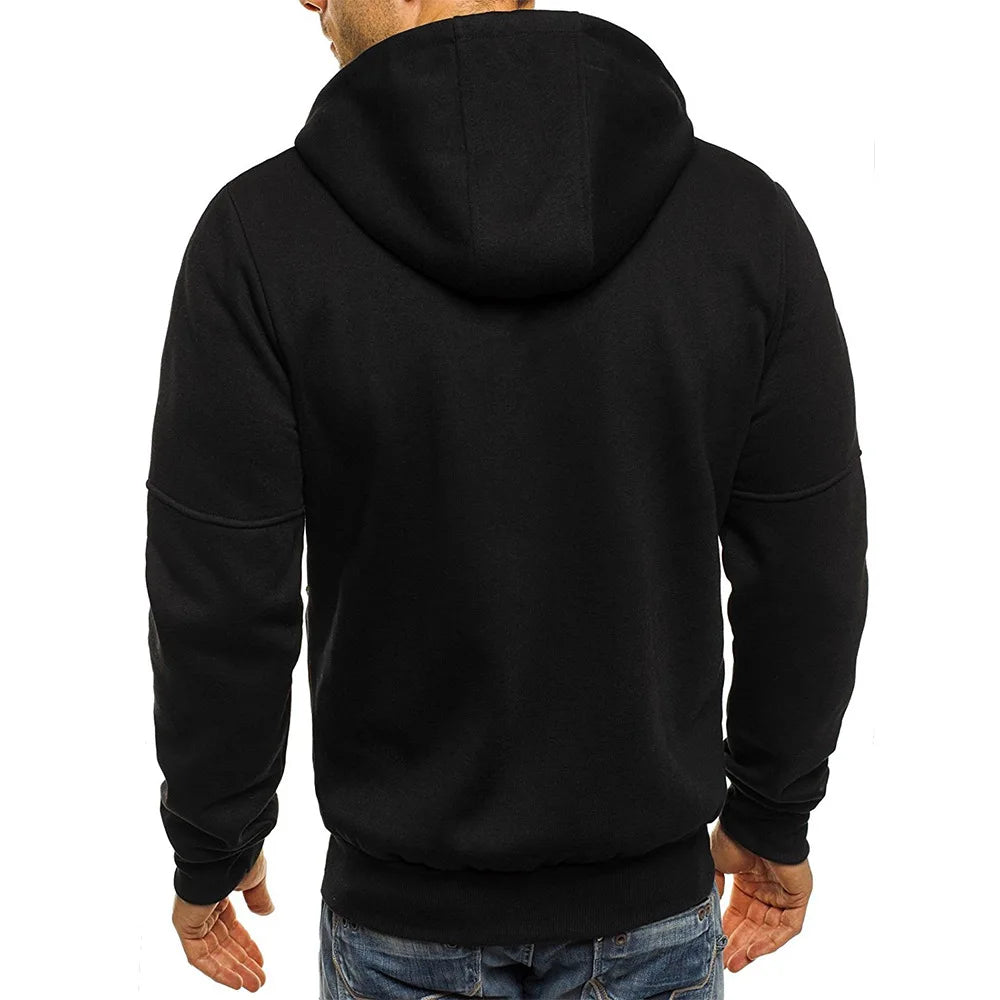 FGKKS Men's Hooded Jackets Coats Zipper Fashion Brand Hoodies Mens Outerwear Casual Hoodies Sweatshirts Male